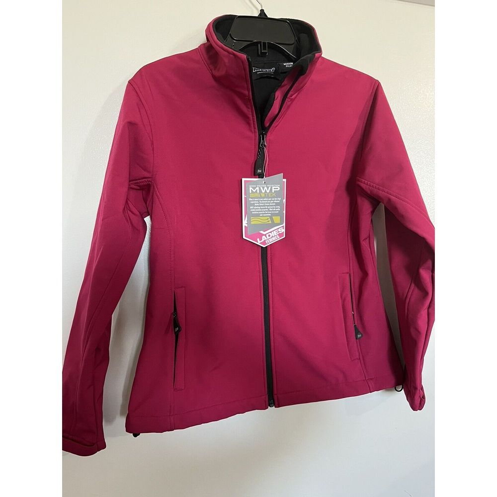 NWT Mossi Fuchsia Hooded Activewear lined Jacket size medium‎